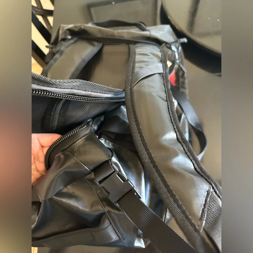 Levi’s black duffel bag backpack